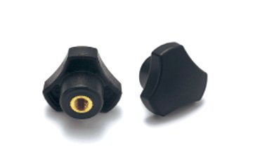 グリップナット S2タイプ 三角形 ねじ部黄銅 (大丸鋲螺)